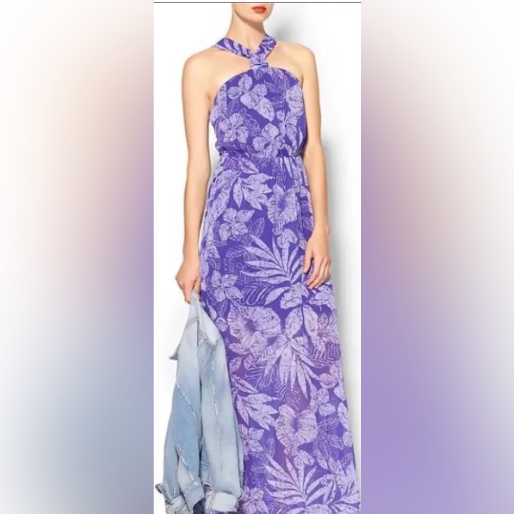 NWT Sabine Purple Maxi Dress Sz Sm